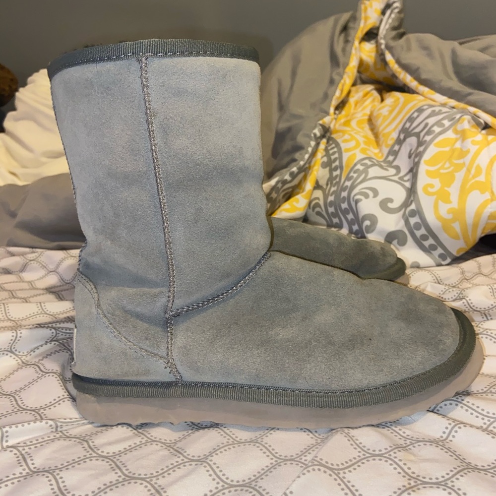 fuzzy UGG boots